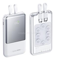 REMAX Potent Pro Series gyorstöltő Powerbank 20000mAh (fehér) RPP-581_WHITE small