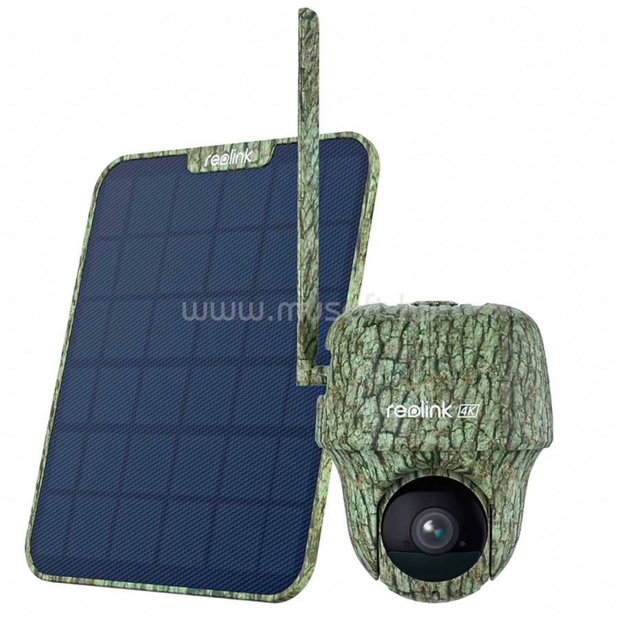 REOLINK GO G450 /8MP/H265/95°/IR10m/4G/akkumulátoros IP PT vadkamera + napelemes töltő