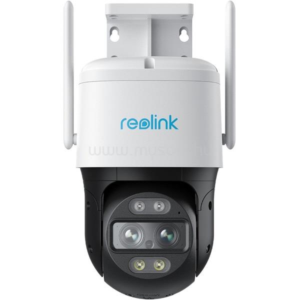 REOLINK TrackMix WiFi /8MP/H265/2,8 és 8mm/6x hibrid zoom/IR15m+fehérfény/kétirányú hang/Wifi PTZ dómkamera