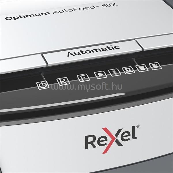 REXEL Optimum AutoFeed+ 50X  konfetti automata iratmegsemmisítő REXEL_2020050XEU large