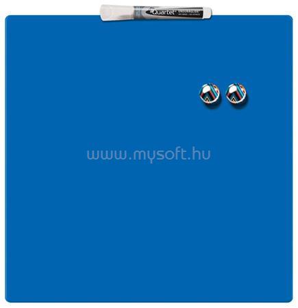 REXEL Üzenőtábla, mágneses, írható, kék, 36x36 cm