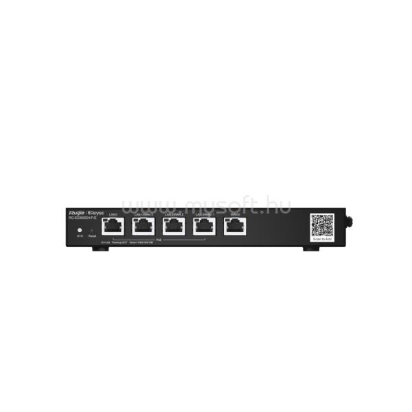 REYEE Desktop 5-port full gigabit router, providing one WAN port, one LAN port,