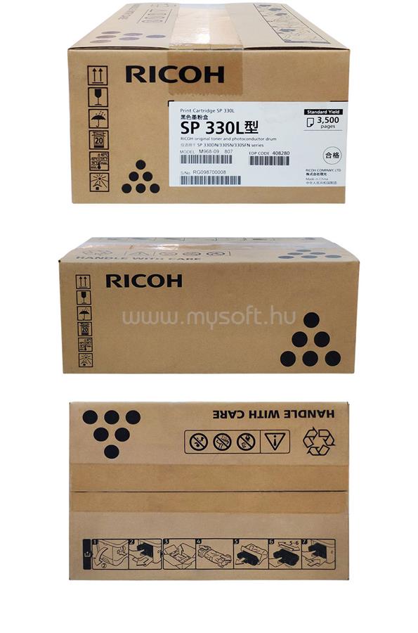 RICOH SP330L fekete eredeti toner