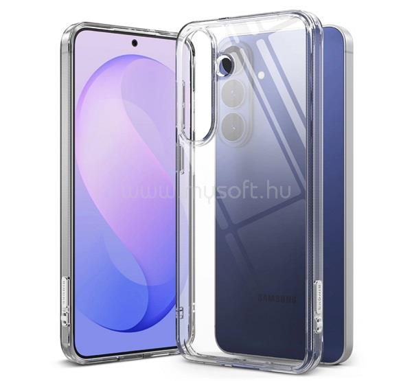 RINGKE Samsung S26 FE RINGKE FUSION szilikon telefonvédő ütésállóság, műanyag hátlap, ÁTLÁTSZÓ