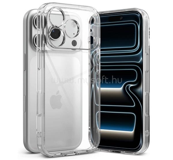 RINGKE iPhone 18 Pro Max / 17 Pro Max RINGKE FUSION szilikon telefonvédő ütésállóság, műanyag hátlap, ÁTLÁTSZÓ