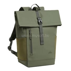 RIVACASE 7826 ECO 17L Roll top backpack 14" Olive Green 4260709015637 small