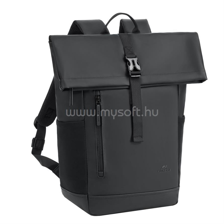 RIVACASE 7826 ECO 17L Roll top Notebook Backpack 14" Black