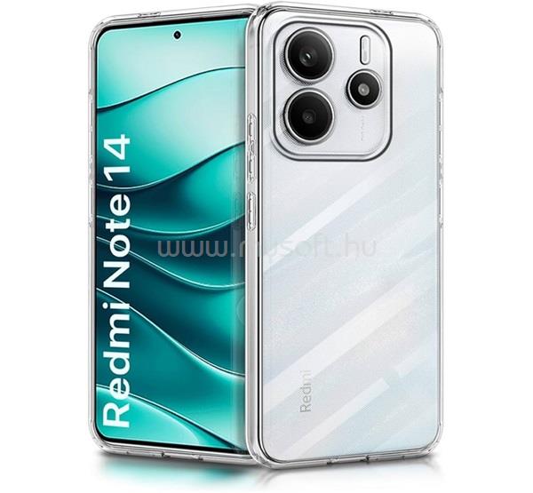 ROAR Redmi Note 14 5G ALL DAY szilikon telefonvédő ultravékony ÁTLÁTSZÓ