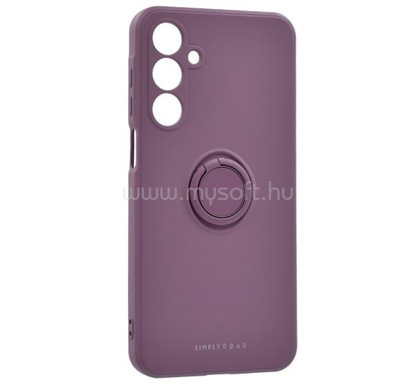 ROAR Samsung A16 4G / A16 5G AMBER szilikon telefonvédő tartógyűrű, kameravédő, LILA