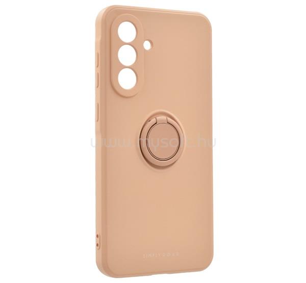 ROAR Samsung A56 5G AMBER szilikon telefonvédő tartógyűrű, kameravédő, RÓZSASZÍN