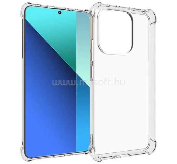 ROAR Redmi Note 13 4G JELLY ARMOR szilikon telefonvédő ütésállóság, légpárnás sarok, ÁTLÁTSZÓ