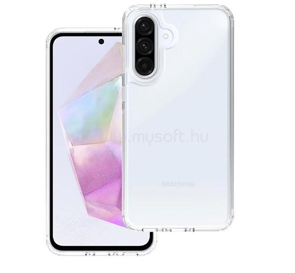ROAR Samsung A56 5G JELLY ARMOR szilikon telefonvédő ütésállóság, légpárnás sarok, ÁTLÁTSZÓ