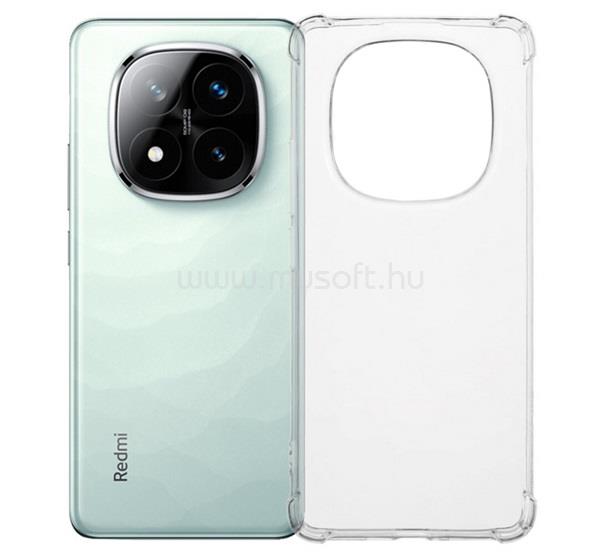 ROAR Redmi Note 14 Pro Plus 5G ROAR JELLY ARMOR szilikon telefonvédő ütésállóság, légpárnás sarok, ÁTLÁTSZÓ