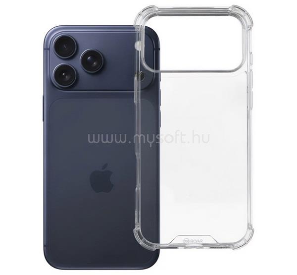 ROAR iPhone 18 Pro Max / 17 Pro Max ROAR JELLY ARMOR szilikon telefonvédő ütésállóság, légpárnás sarok, ÁTLÁTSZÓ