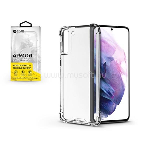 ROAR KC0671 Armor Galaxy S21+ átlátszó ütésálló szilikon hátlap