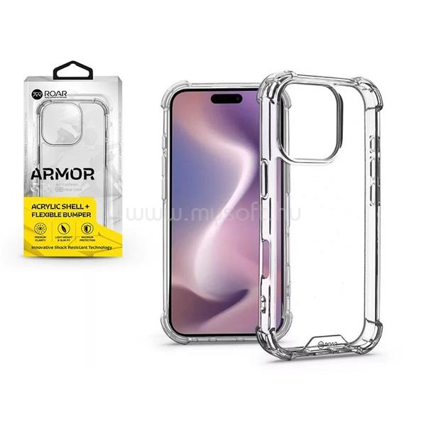 ROAR KC311727 iPhone 16 Pro átlátszó műanyag hátlap