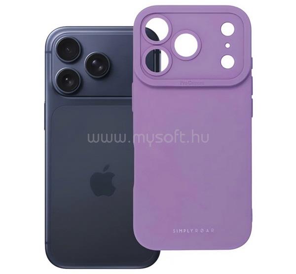 ROAR iPhone 18 Pro / 17 Pro ROAR LUNA szilikon telefonvédő ultravékony, wireless, LILA