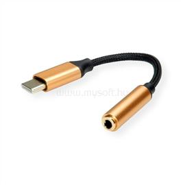 ROLINE Adapter Type-C - 3,5mm Jack, M/F, 0,13m 12.03.3223-10 small