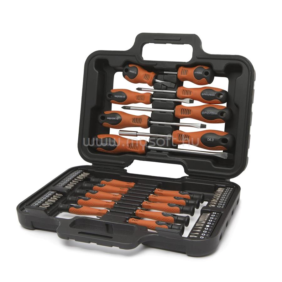 ROLINE Handy tools csavarhúzó szett táskában 58 db