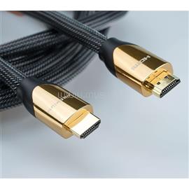 ROLINE Kábel HDMI 2.0 HDMI - HDMI High Speed Ethernettel, Premium, 4K@60Hz, M/M, 1m, fekete 11.04.5801 small