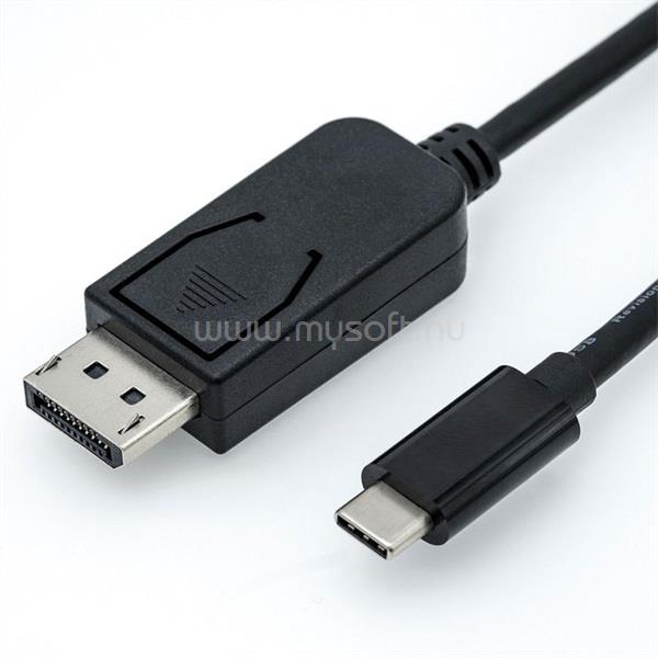 ROLINE kábel USB-C 3.1 - Display Port, M/M, 2m