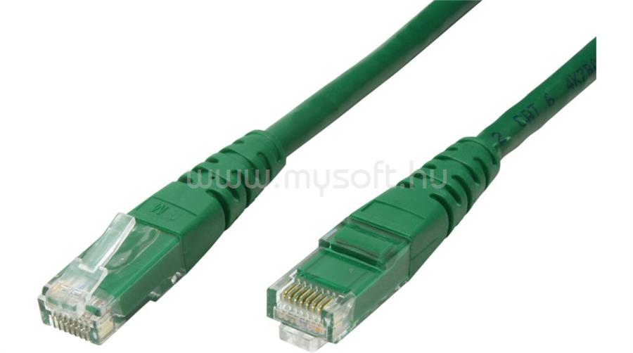 ROLINE Patch kábel UTP CAT6 0.5m (zöld)