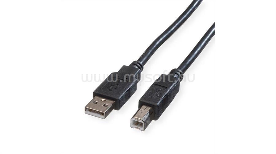 ROLINE USB A-B kábel 4,5m fekete