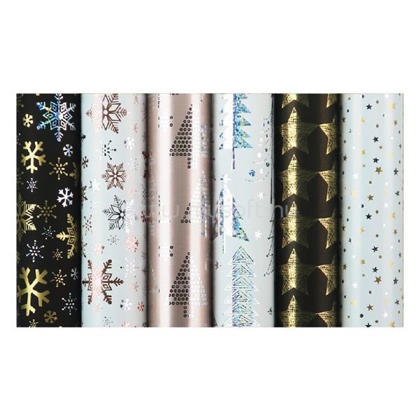 ROTOLUX NORDIC LIGHTS 0,7x1,5m metalizált és holografikus csomagolópapír