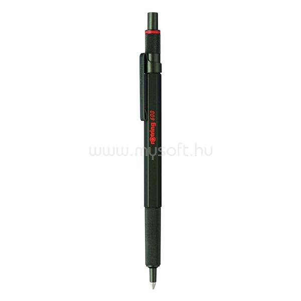 ROTRING 600 1,0mm sötétzöld nyomógombos golyóstoll