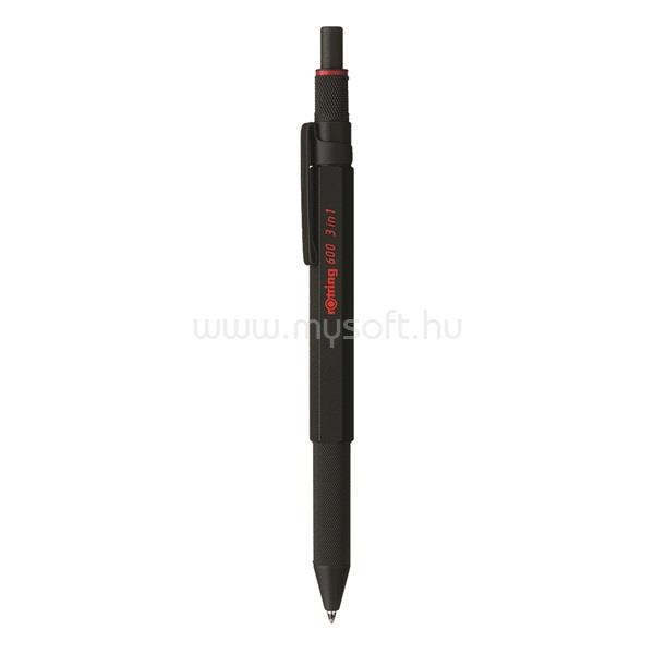 ROTRING 600 3:1 fekete multifunkciós írószer