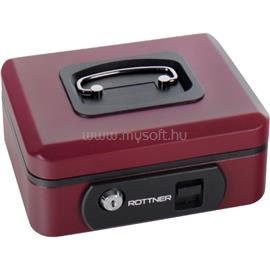 ROTTNER Pro Box One bordó kulcsos pénztároló kazetta T06405 small