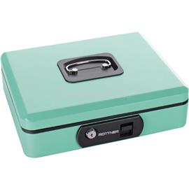 ROTTNER Pro Box Two türkiz kulcsos pénztároló kazetta T06410 small