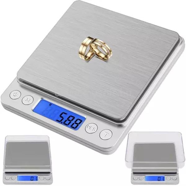 RUHHY digitális konyhai mérleg 0,5kg-ig, mérési pontosság 0,01g