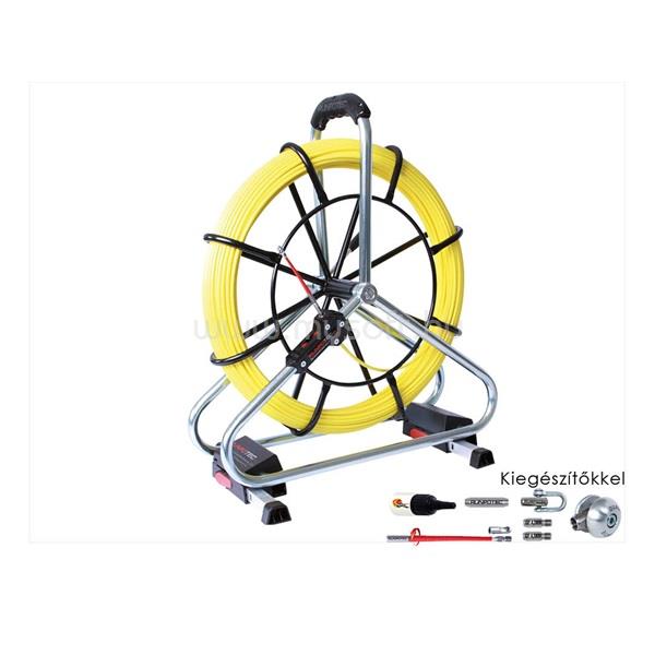 RUNPOTEC 100650 Pro Set 6mm/80m műanyag burkolatú üvegszálas berudáló