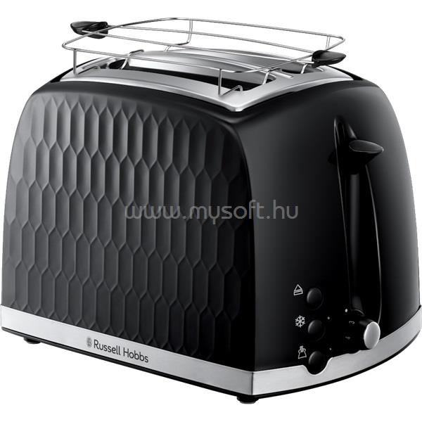 RUSSELL HOBBS 26061-56/RH Honeycomb fekete kenyérpirító