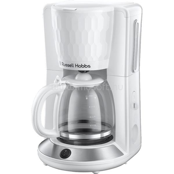 RUSSELL HOBBS 27010-56/RH Honeycomb 10 személyes fehér filteres kávéfőző