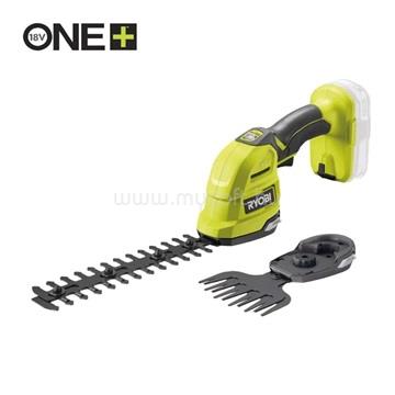 RYOBI RY18GSA-0 18V One Plus kézi pázsit- és sövényvágó, akkumulátor és töltő nélkül