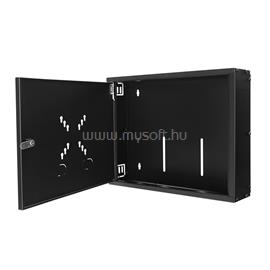 S-LINK DVR szekrény - SL-DVR01 fali kivitel (450x350x100mm, ablakos, Flatpack, Fekete) S-LINK_42894 small