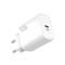 S-LINK Hálózati töltő - SL-EC62PD (20W, QC4.0 Gyorstöltés,Type-C to Lightning, 100cm adat+töltőkábel, fehér) S-LINK_36399 small