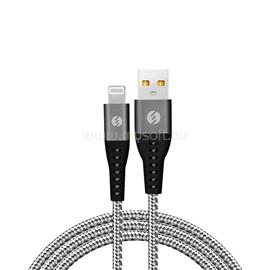 S-LINK kábel  -  SL-STM60L  (3A, 12W, Gyorstöltés, Lightning, 100cm adat+töltőkábel, fehér) S-LINK_37189 small