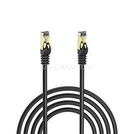 S-LINK Kábel - MM-CAT7010 (S/FTP patch kábel, CAT7, 10 GBPS, aranyozott, fekete, 10m) S-LINK_41576 small