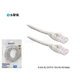 S-LINK Kábel - SL-CAT15 (UTP patch kábel, CAT5e, szürke, 15m) S-LINK_2646 small
