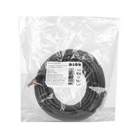 S-LINK Kábel - SL-CAT715M (S/FTP patch kábel, CAT7, aranyozott, fekete, 15m) S-LINK_37474 small