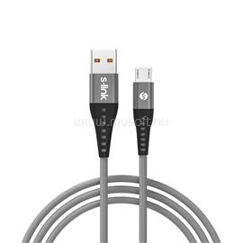 S-LINK kábel - SL-STM60M (3A, 12W, Gyorstöltés, Type-C, 100cm adat+töltőkábel, szürke) S-LINK_37187 small