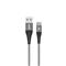 S-LINK kábel - SL-STM60T (3A, 12W, Gyorstöltés, Type-C, 100cm adat+töltőkábel, szürke) S-LINK_37191 small