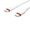 S-LINK kábel - SL-X280E (3A, 60W, Gyorstöltés, Type-C to Type-C 100cm adat+töltőkábel, fehér) S-LINK_37803 small
