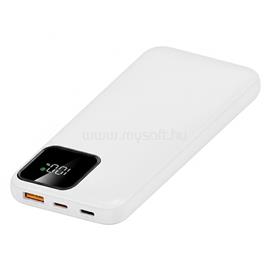 S-LINK Powerbank - IP-G16L 10000mAh (3x Type-C, Lightning, 20W PD, led, fehér) S-LINK_42891 small