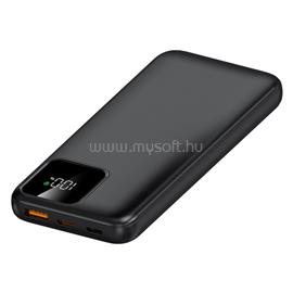 S-LINK IP-G16L 10000mAh powerbank (3x Type-C, Lightning, 20W PD, led, fekete) S-LINK_42890 small