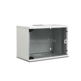 S-LINK Rackszekrény - 4U 19" fali kivitel (190x530x400mm, Flatpack, világosszürke) S-LINK_34385 small