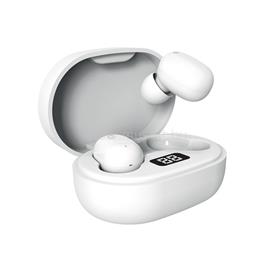 S-LINK SL-TWS05 vezeték nélküli fülhallgató (Bluetooth v5.0, mikrofon, fehér) S-LINK_35675 small